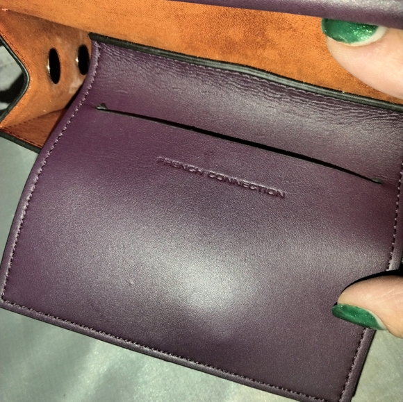 Beautiful purple plum crossbody purse by French connection - Picture 10 of 10